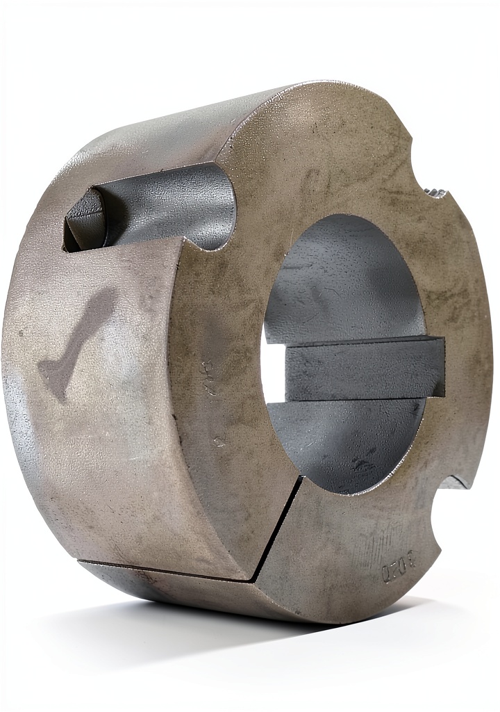 MARTIN taper bushing installed on a drive shaft in an industrial machine