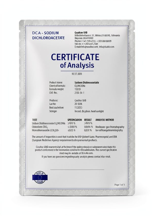Curaltus Sodium Dichloroacetate Chemical Salt 99.9% Purity-2