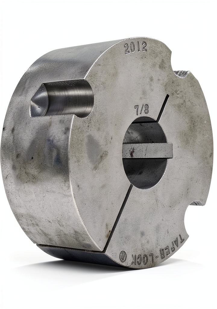 Installing Gates Tapered Locking Bushing Carbon Steel Mounting Hardware on an industrial conveyor frame