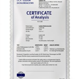DCA Lab Sodium Dichloroacetate Chemical Salt High Purity-0