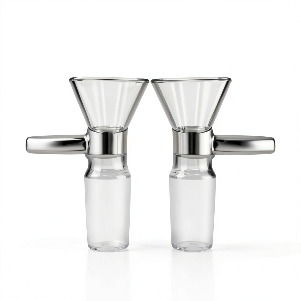 HANGQING glass funnel on a lab bench with liquids