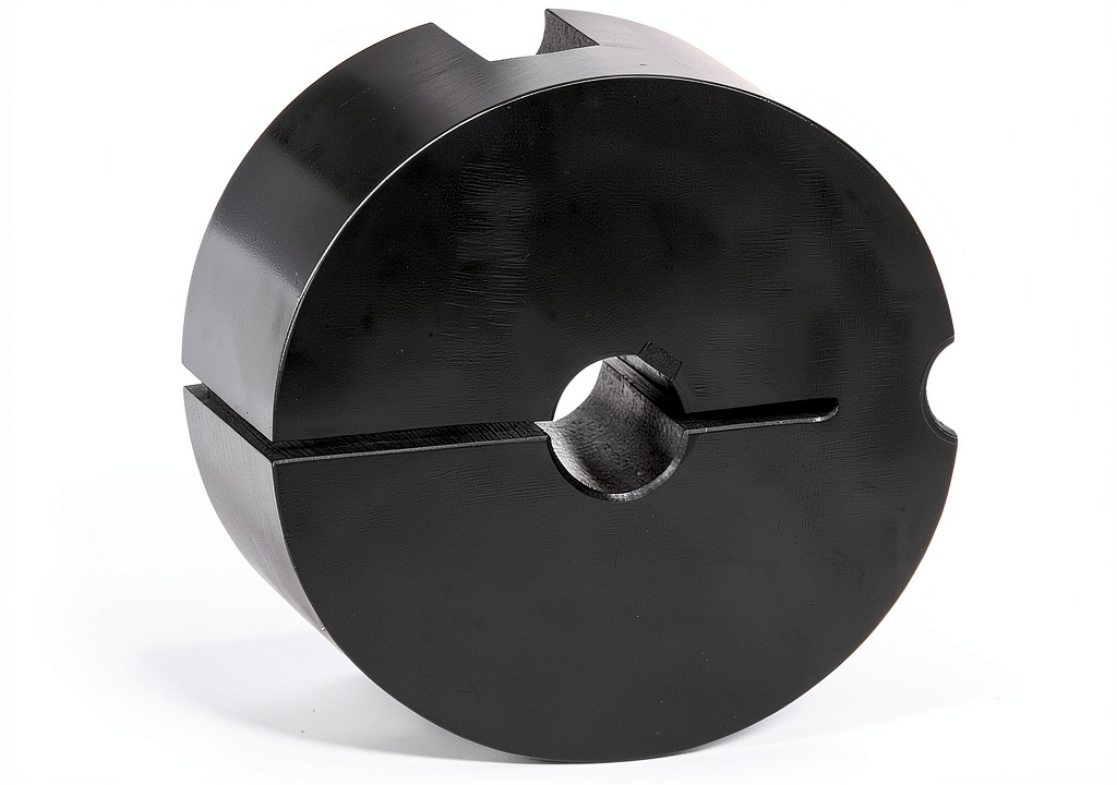 TB Woods taper lock bushing mounted on a drive shaft in an industrial setting