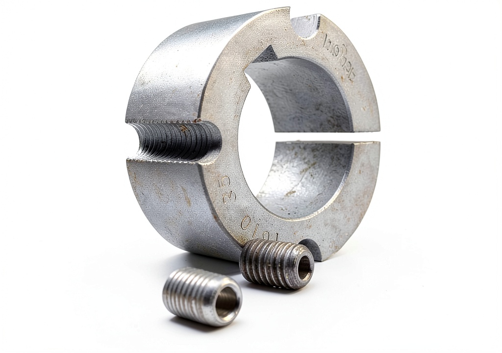 MasterDrive tapered locking bushing mounted on industrial shaft