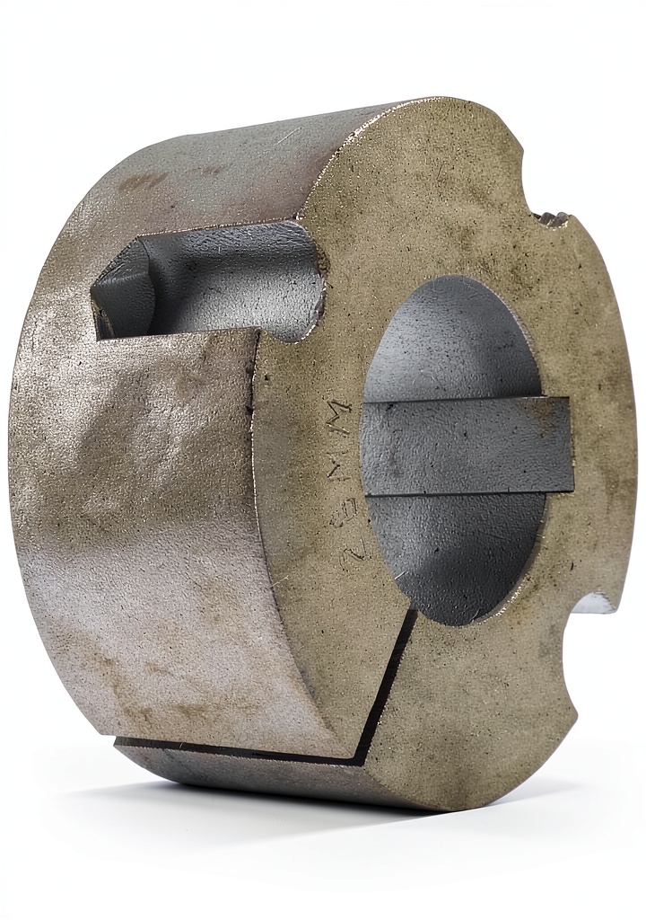 MARTIN taper bushing mounted on a drive shaft in an industrial setup