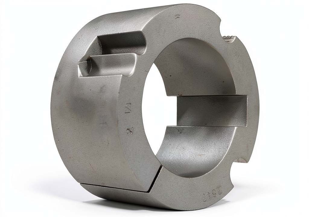 MARTIN taper bushing installed on a drive shaft in an industrial setting