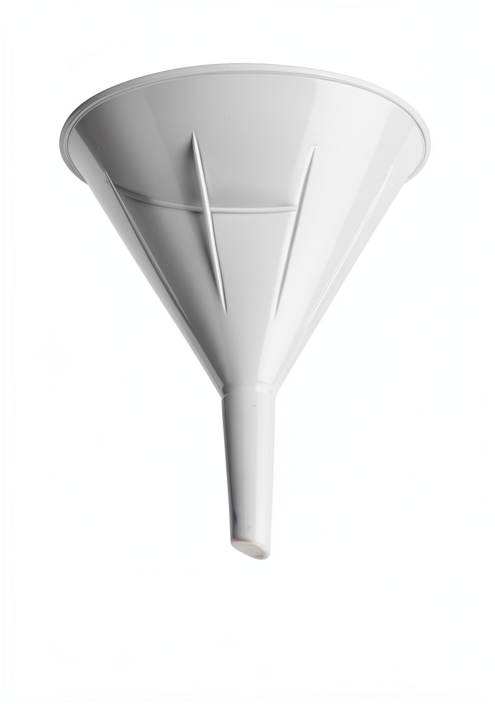 Karter Scientific short stem funnel in a laboratory setting