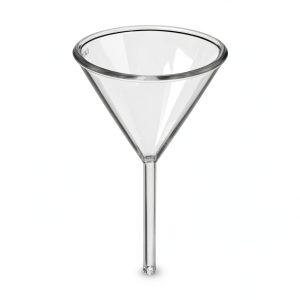 Karter Scientific 50mm Borosilicate Glass Short Stem Funnel-0