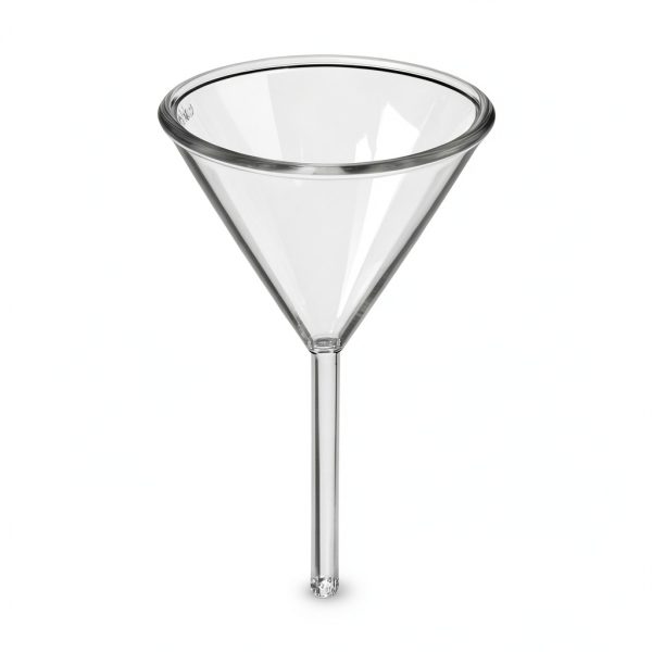 Karter Scientific 50mm Borosilicate Glass Short Stem Funnel-0