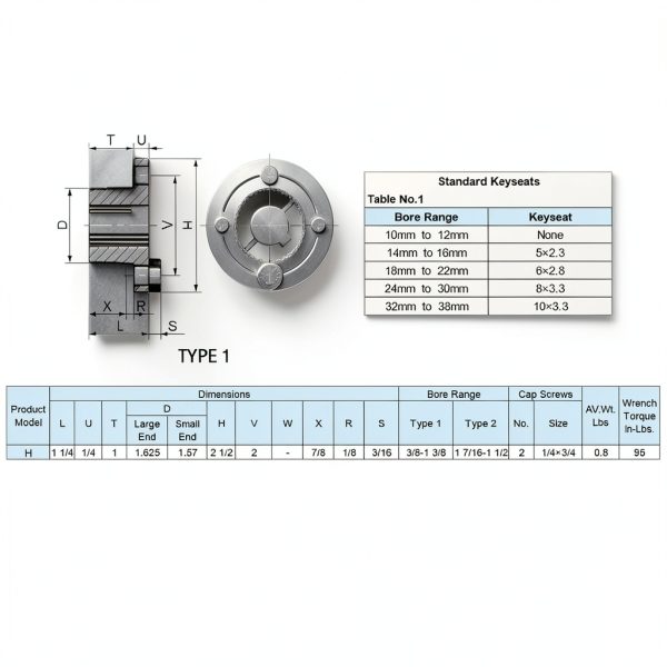 CMFG H Type Taper Bushing Cast Steel Industrial Pulley-5