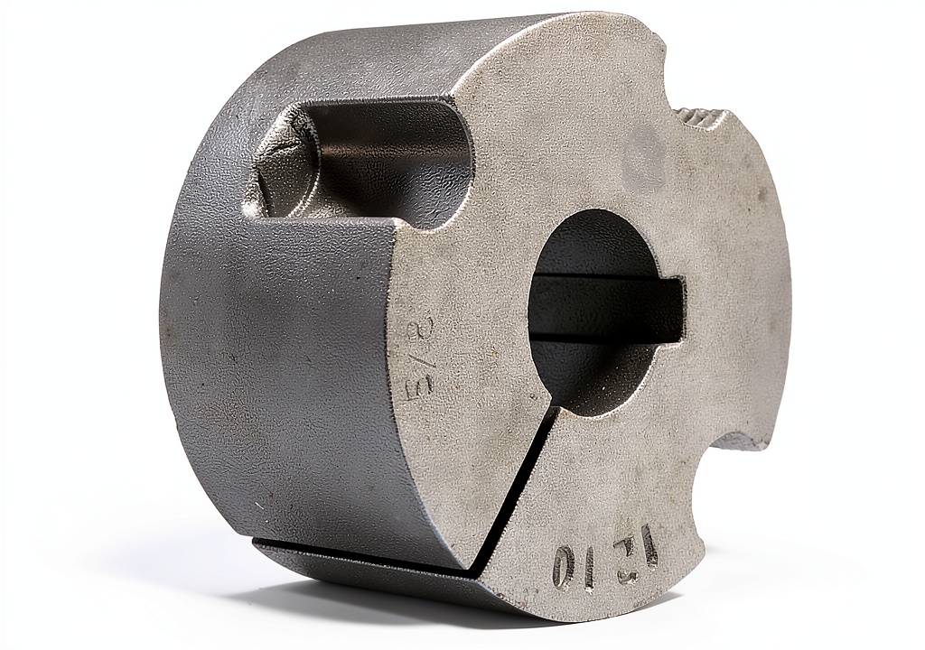 Martin taper bushing installed on a drive shaft with pulley