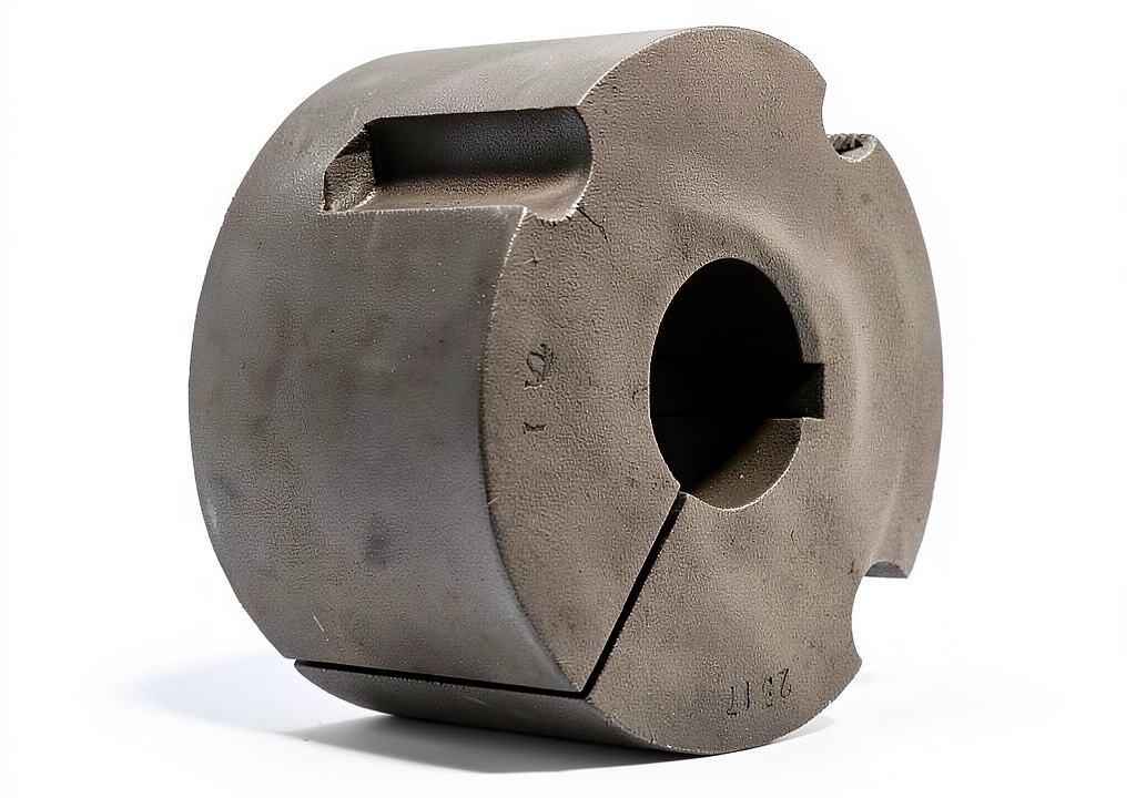 MARTIN taper bushing mounted on a drive shaft in an industrial setting