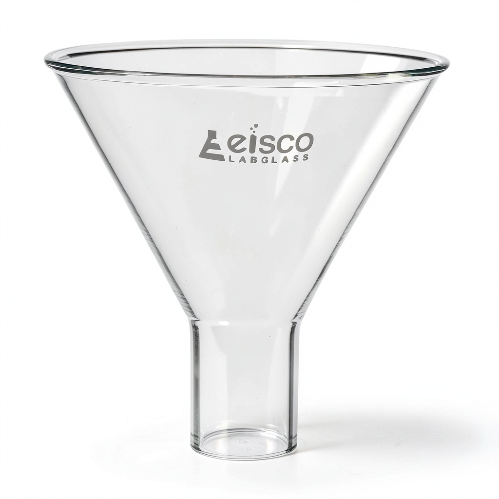 Eisco powder funnel made of borosilicate glass