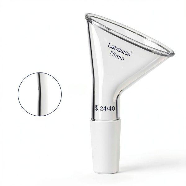 Lab Funnel STONYLAB Borosilicate 2.95in Wide Mouth-1