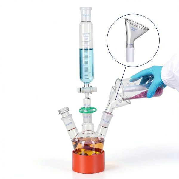 Lab Funnel STONYLAB Borosilicate 2.95in Wide Mouth-6