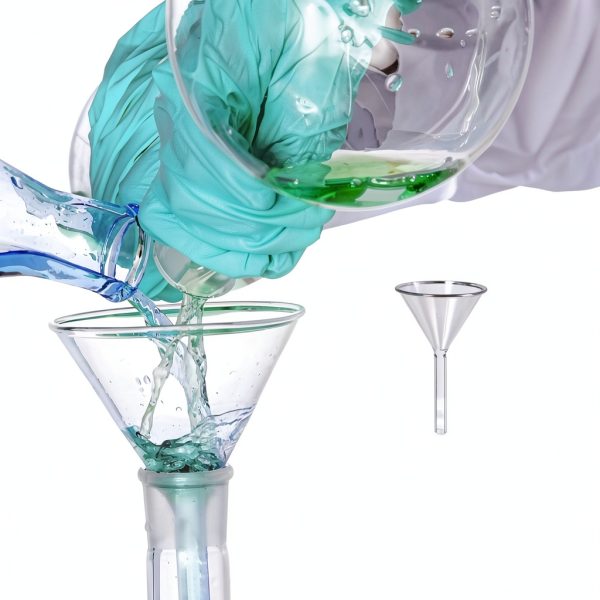 Borosilicate Lab Funnel HUAOU 40mm Mini Funnel-3