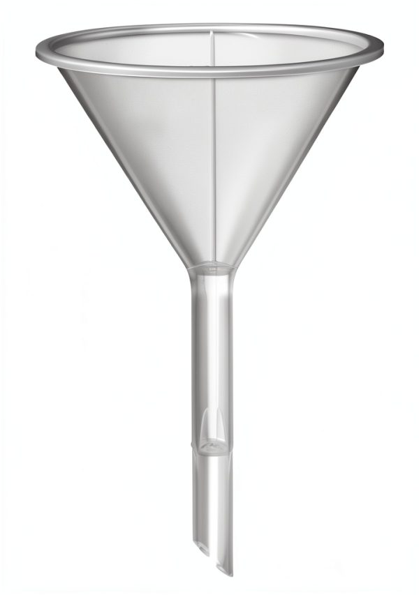 Bel-Art Lab Funnel Polypropylene 60° Stem-0