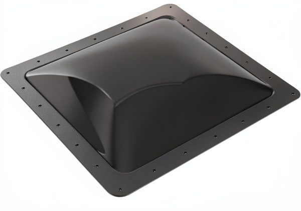ICON Skylight 14526 Dark Smoke RV Roof Window 26x26 Polycarbonate-0