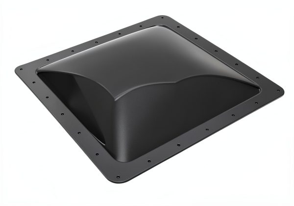 ICON Skylight 14526 Dark Smoke RV Roof Window 26x26 Polycarbonate-1