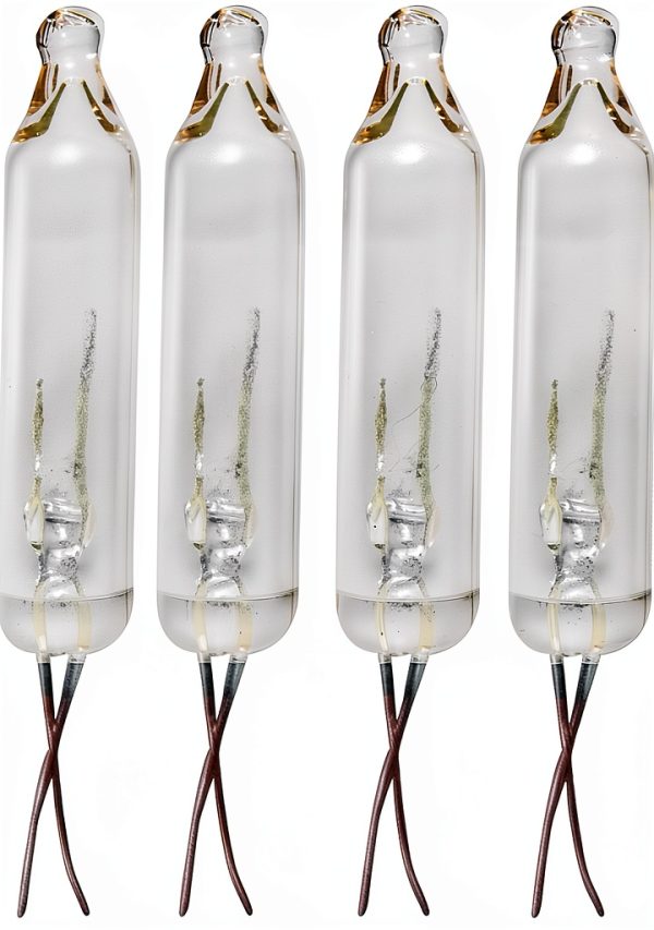 Brite Star Clear Superbrite Steady Burning Mini Replacement Bulbs, Set of 5 (2.5 V) - Perfect for Christmas, Weddings, Halloween Decors, & More-0