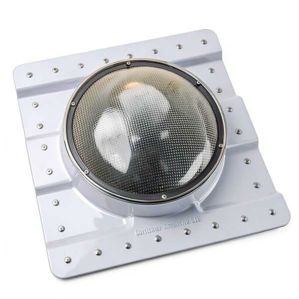 SkyDOME 12-inch Polycarbonate Skylight for Shipping Containers-0