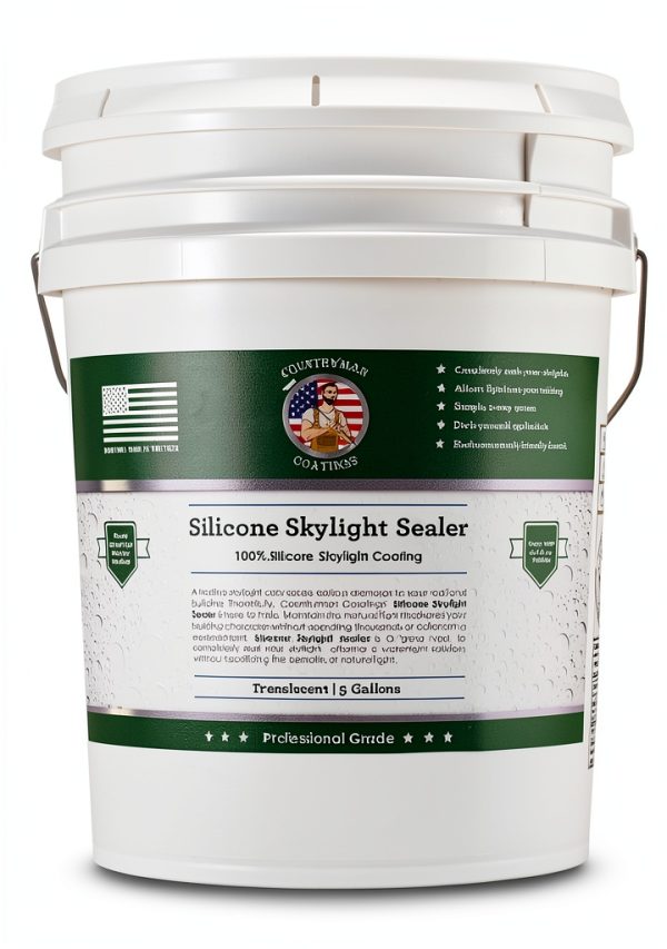 Silicone Skylight Coating Countryman 5‑Gallon Translucent High‑Gloss-0